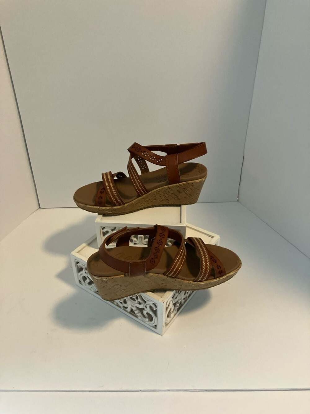 Skechers Cali Beverlee Delicate Glow Women's Wedge Sandals